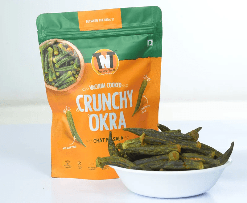 Crunchy Okra - Chat Masala - Firaana