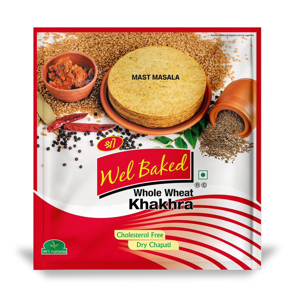 Whole Wheat Khakra - Mast Masala - Firaana