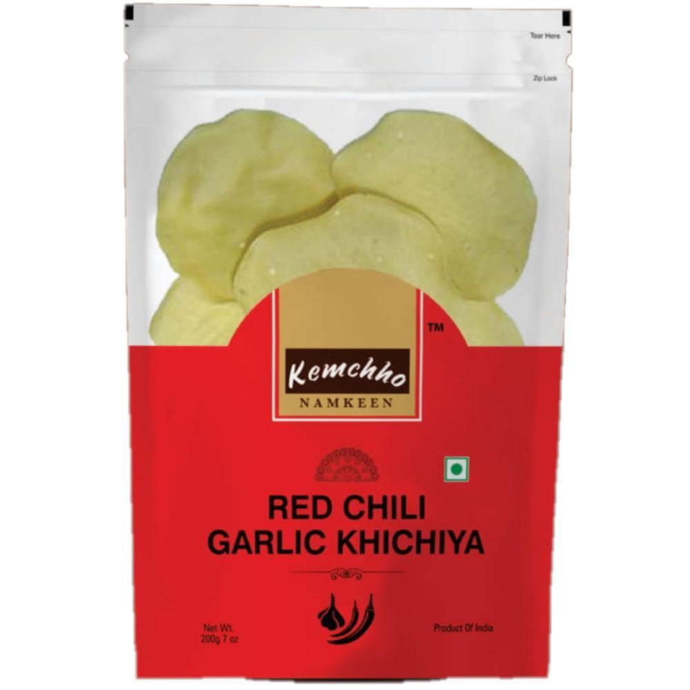 Kemchho Khichya Papad - Red Chilli Garlic - Firaana