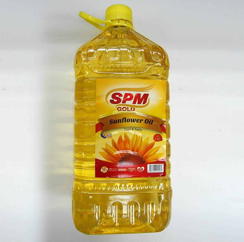 SPM Gold Sunflower Oil - 5 Ltr - Firaana