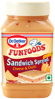 FunFood Sandwich Spread - Cheese & Chili (Eggless) - Firaana