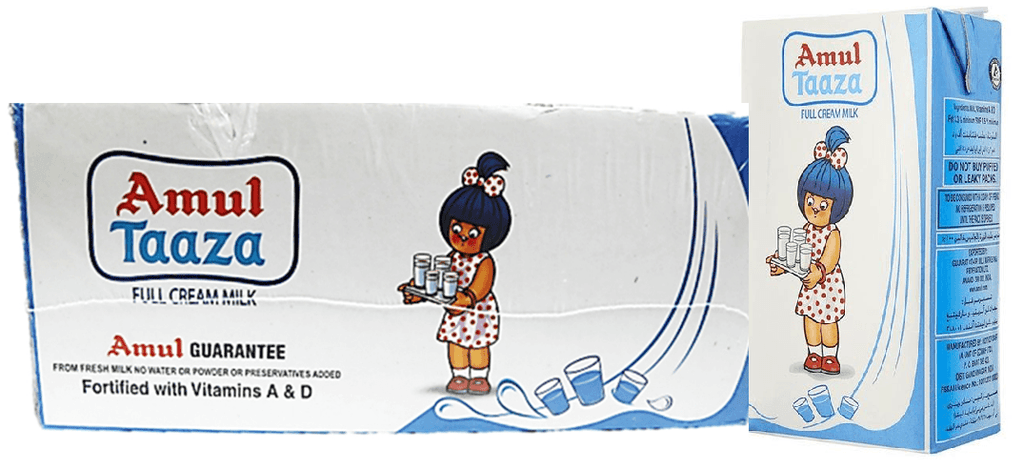 Amul Taaza Full Cream Milk Carton - Firaana