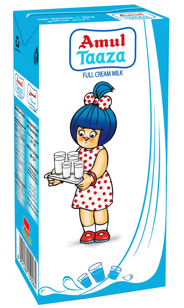 Amul Taaza Full Cream Milk Single - 1 Ltr - Firaana