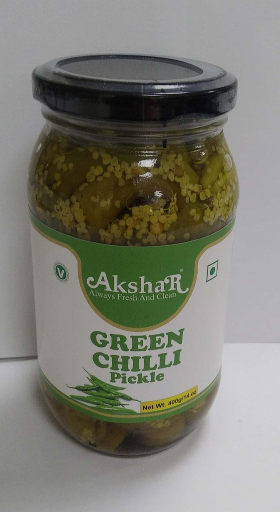 Akshar Green Chilli Pickle - Firaana