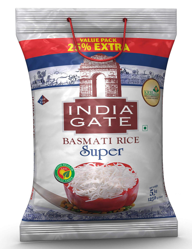 India Gate Super Basmati - 5 Kg - Firaana