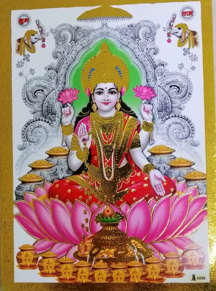 Laxmi Mata Sticker - Type 1 - Firaana