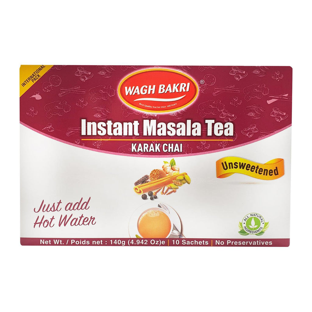 Wagh Bakri Unsweetened Instant Masala Tea (Premix) - Firaana