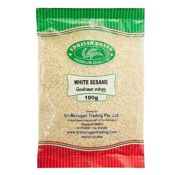 Sri Murugan White Sesame - 100gm - Firaana